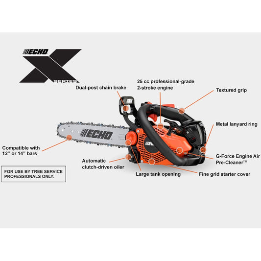 Echo Gas Chainsaw 25cc 12in Bar CS2511T