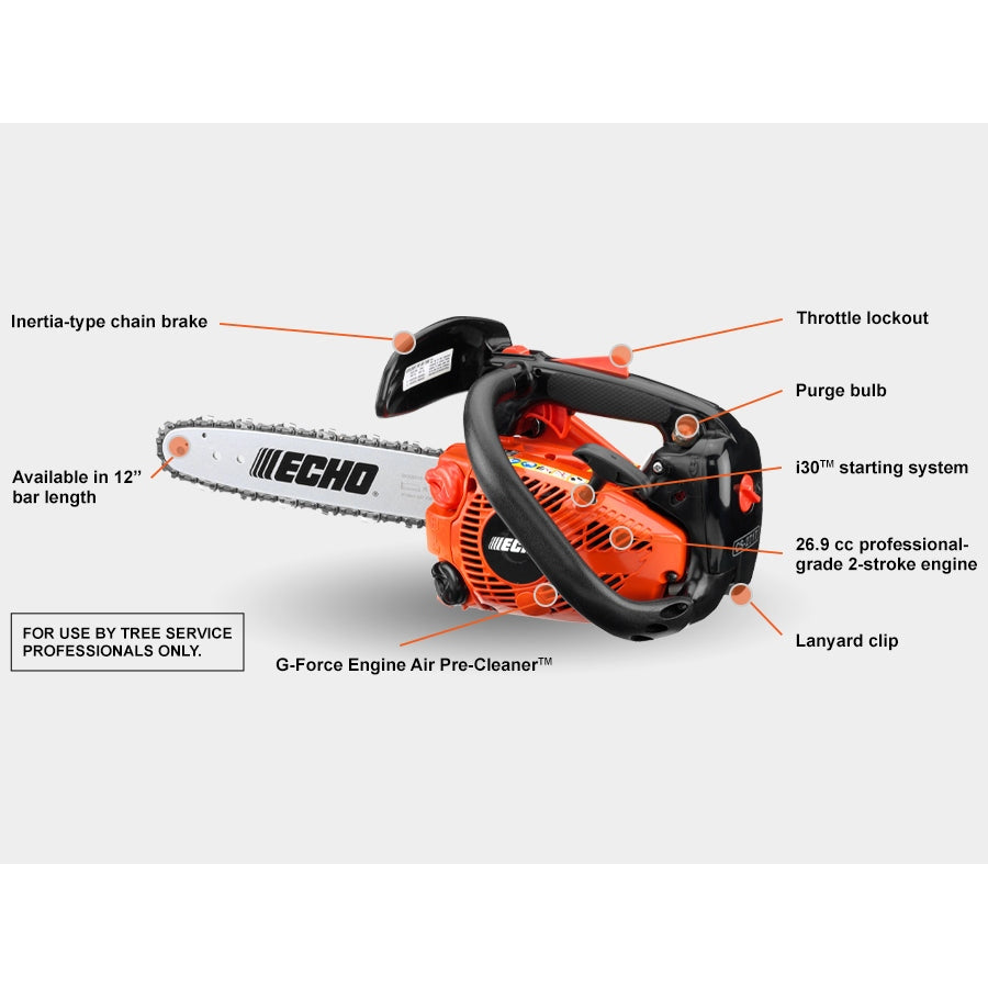 Echo Gas Chainsaw 26.9cc 12in Bar CS271T