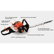 Echo Hedgetrimmer 21cc 24in Blade HC155