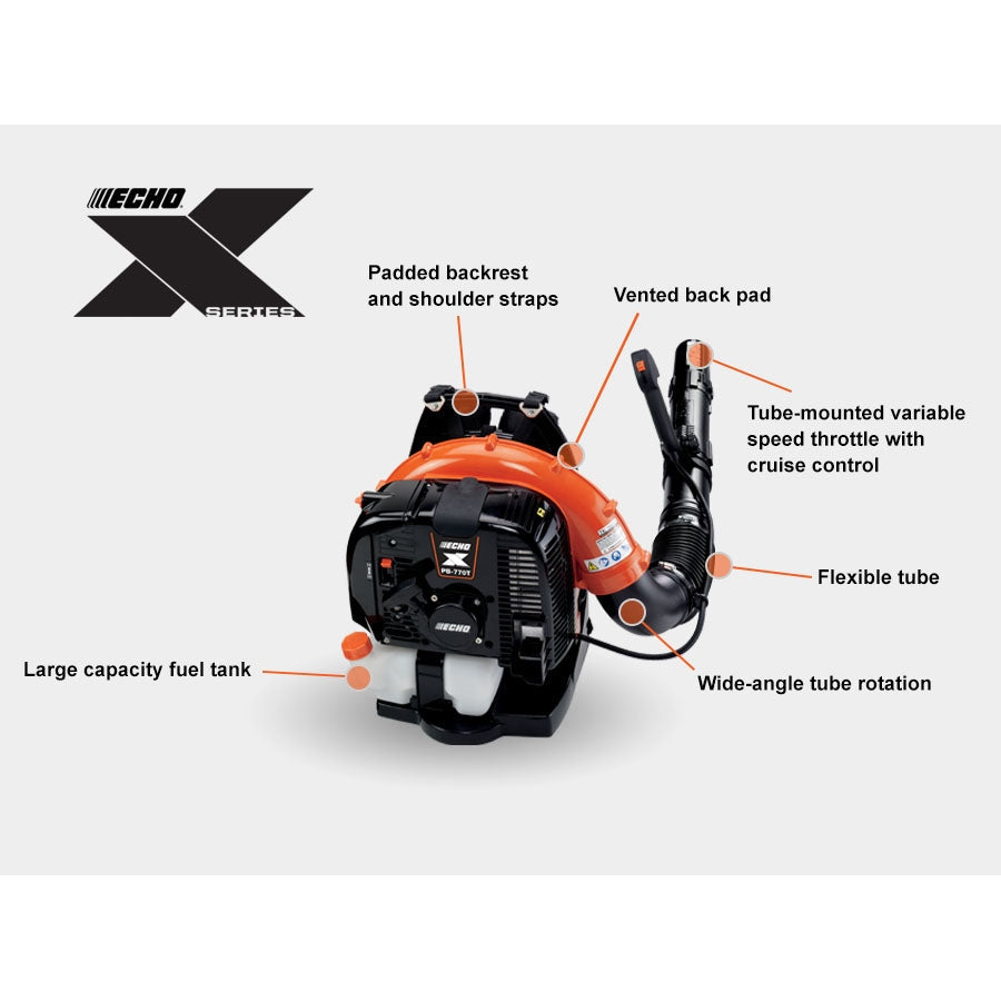 Echo Backpack Blower 63cc Tb Mount PB770T