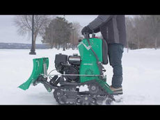 orec zero-turn snow plow video